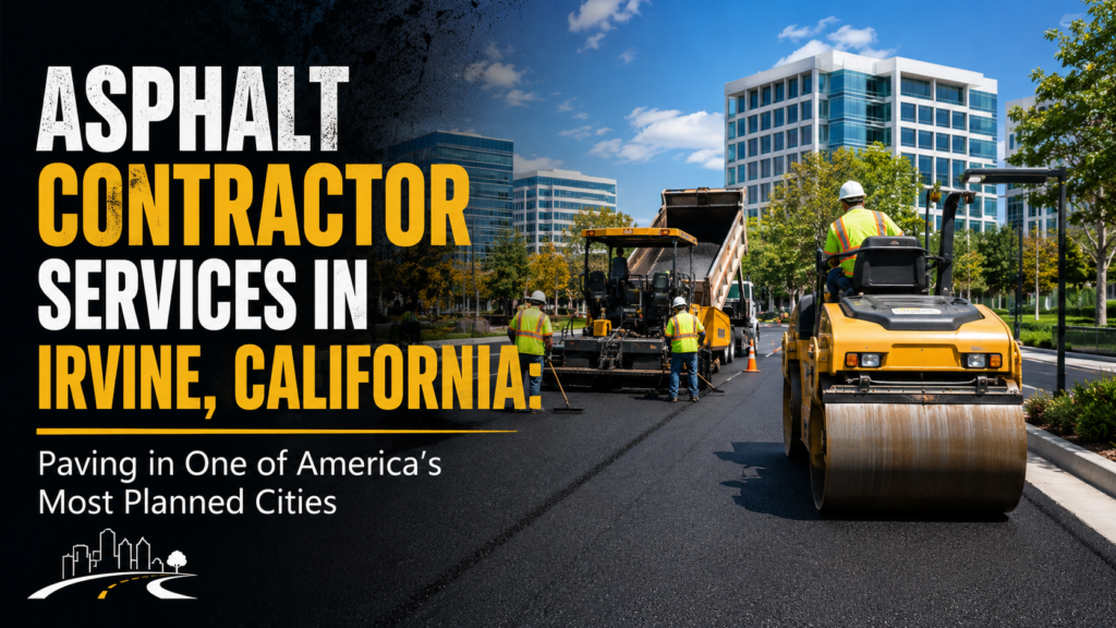 Asphalt Contractor Services in Irvine, California: Paving in One of America's Most Planned Cities